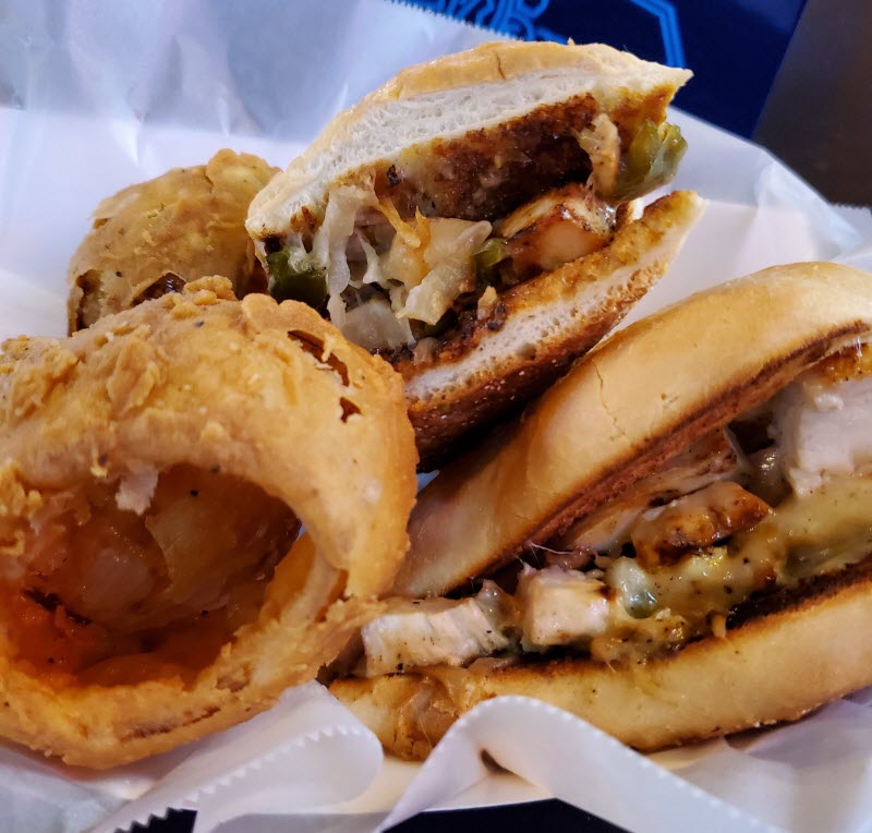Philly Cheese Steak  <br>or Chicken 